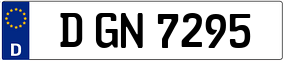 Truck License Plate